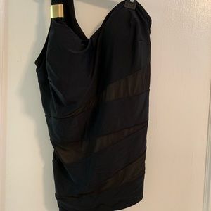 Cacique one shoulder swim top